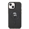 Karl Lagerfeld KLHMP14SHFCKNOK iPhone 14/ 15 / 13 6.1 czarny/black hardcase IML Ikonik MagSafe